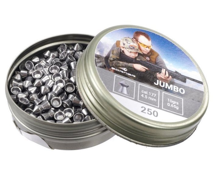 Пули пневматические Borner Jumbo 4.5 мм (250 шт, 0.65 г)