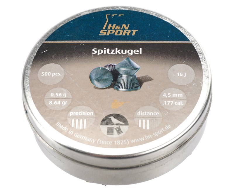 Пули пневматические H&N Spitzkugel Dias Spitz 4.5 мм (500 шт, 0.56 грамм)