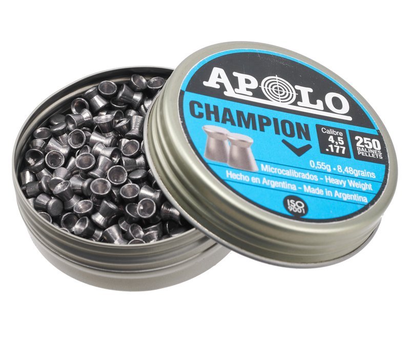 Пули пневматические Apolo Champion 4.5 мм (250 шт, 0.55 гр)