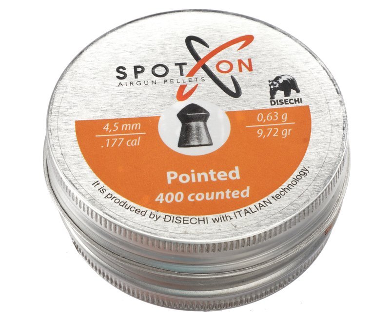 Пули пневматические Spoton Disechi Pointed 4.5 мм (0.63 г, 400 шт)