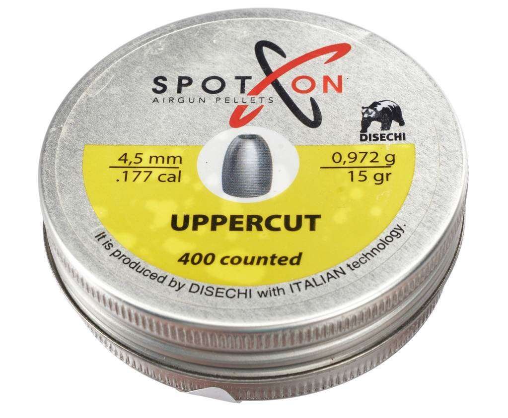 Пули пневматические Spoton Upper Cut 4.5 мм (0.972 г, 400 шт)