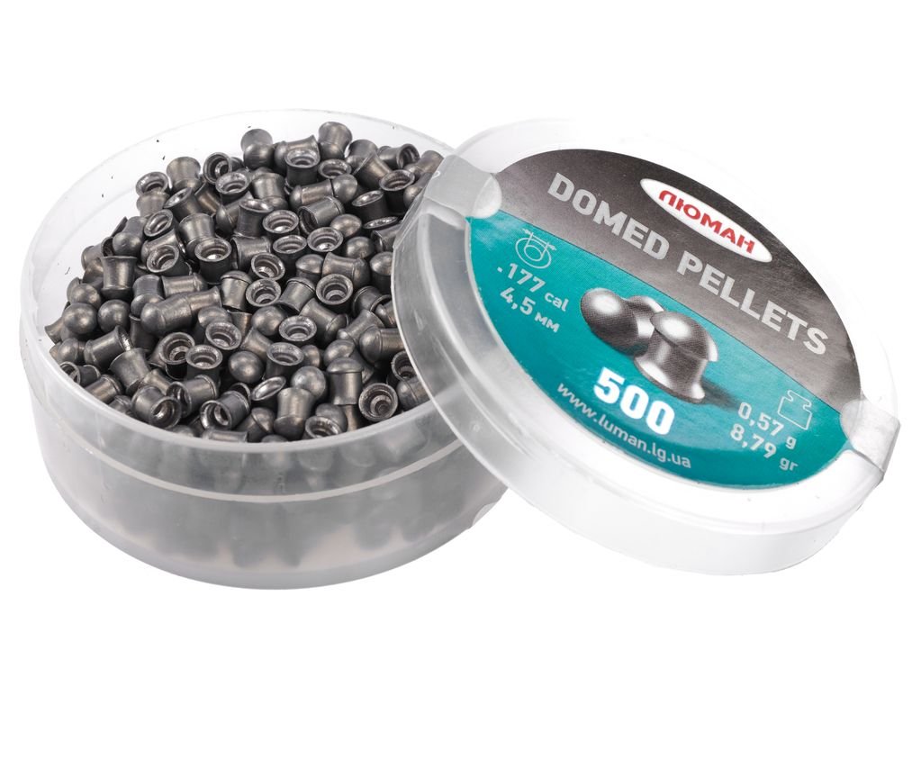 Пули пневматические Люман Domed Pellets 4.5 мм (500 шт, 0.57 г)
