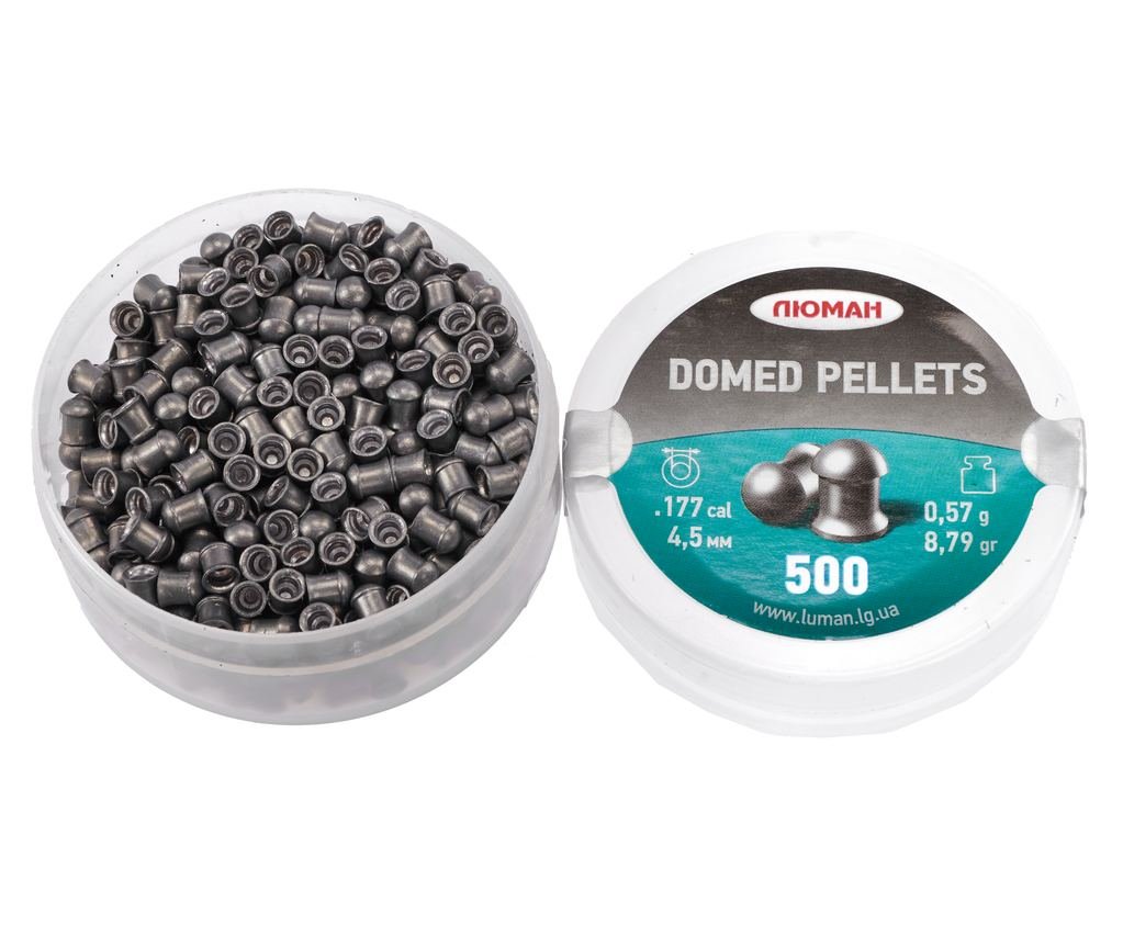 Пули пневматические Люман Domed Pellets 4.5 мм (500 шт, 0.57 г)