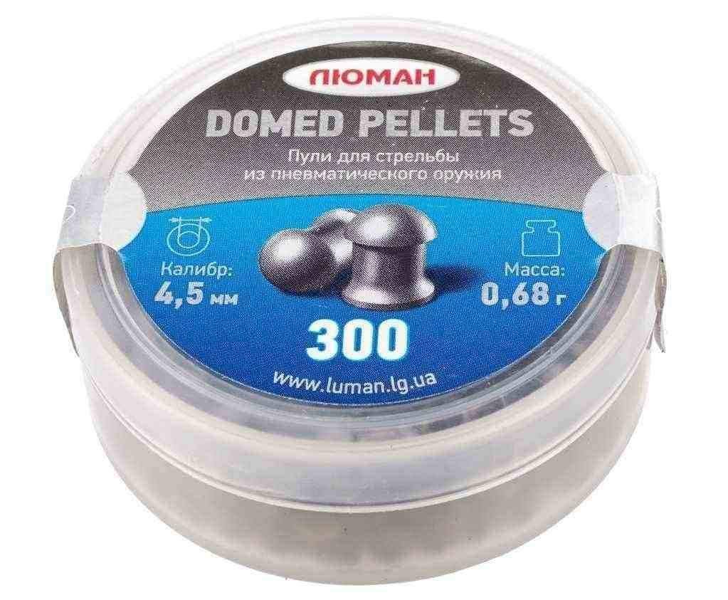 Пули пневматические Люман Domed Pellets 4.5 мм (300 шт, 0.68 грамм)