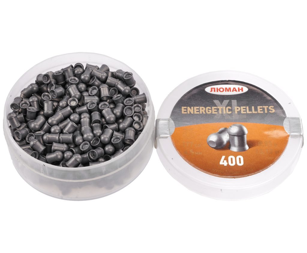 Пули пневматические Люман Energetic Pellets XL 4.5 мм (400 шт, 0.85 грамм)