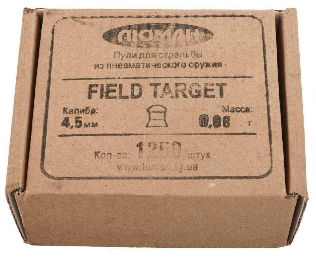 Пули пневматические Люман Field Target 4.5 мм (1250 шт, 0.68 грамм)