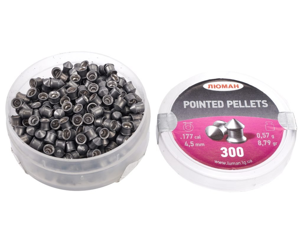 Пули пневматические Люман Pointed Pellets 4.5 мм (300 шт, 0.57 грамм)