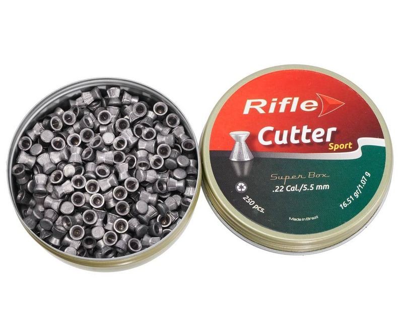 Пули пневматические Rifle Field Series Cutter 5.5 мм (250 шт, 1.07 грамм)
