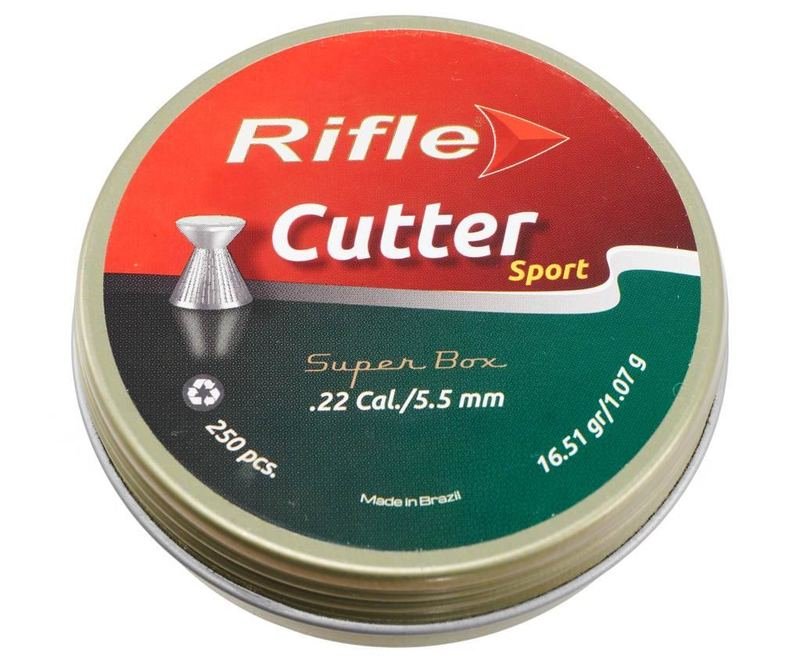 Пули пневматические Rifle Field Series Cutter 5.5 мм (250 шт, 1.07 грамм)
