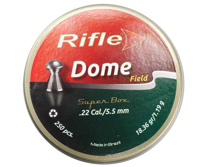 Пули пневматические Rifle Field Series Dome 5.5 мм (250 шт, 1.19 грамм)