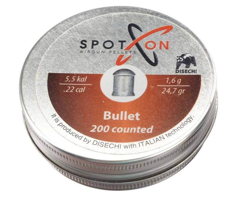 Пули пневматические Spoton Bullet 5.5 мм (1.6 г, 200 шт)