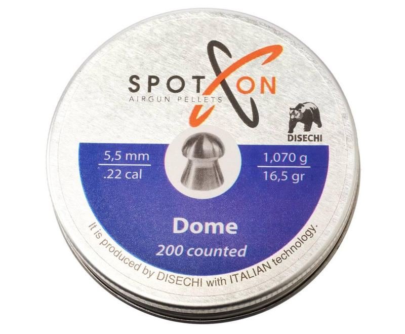 Пули пневматические Spoton Dome 5.5 мм (1.07 г, 200 шт)