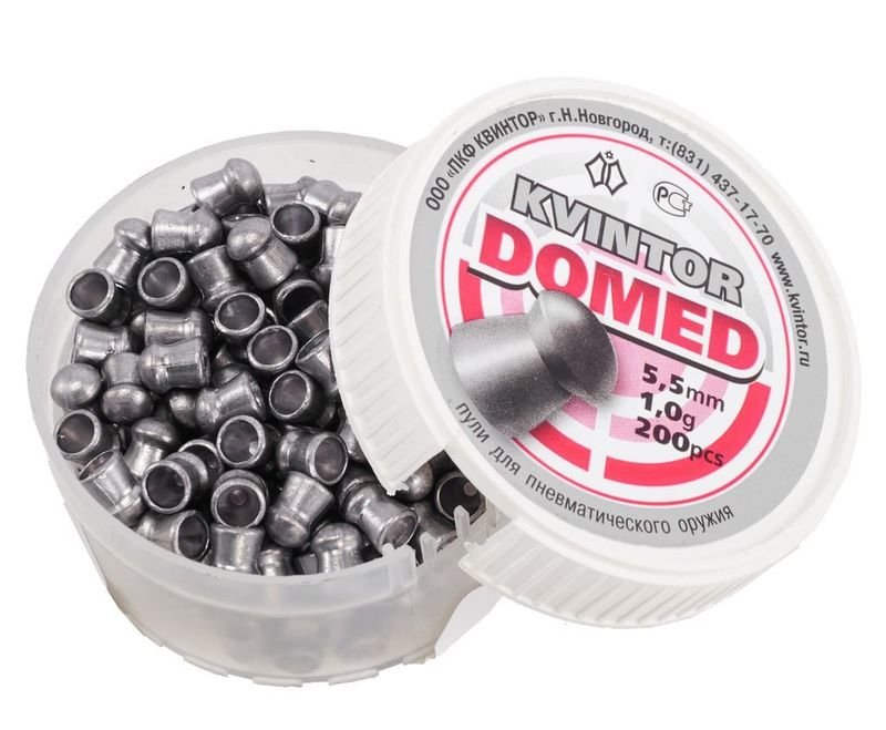 Пули пневматические Kvintor Domed 5.5 мм (200 шт, 1.0 г)