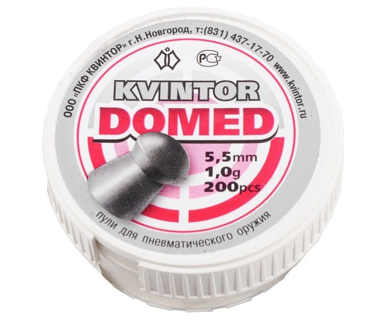 Пули пневматические Kvintor Domed 5.5 мм (200 шт, 1.0 г)