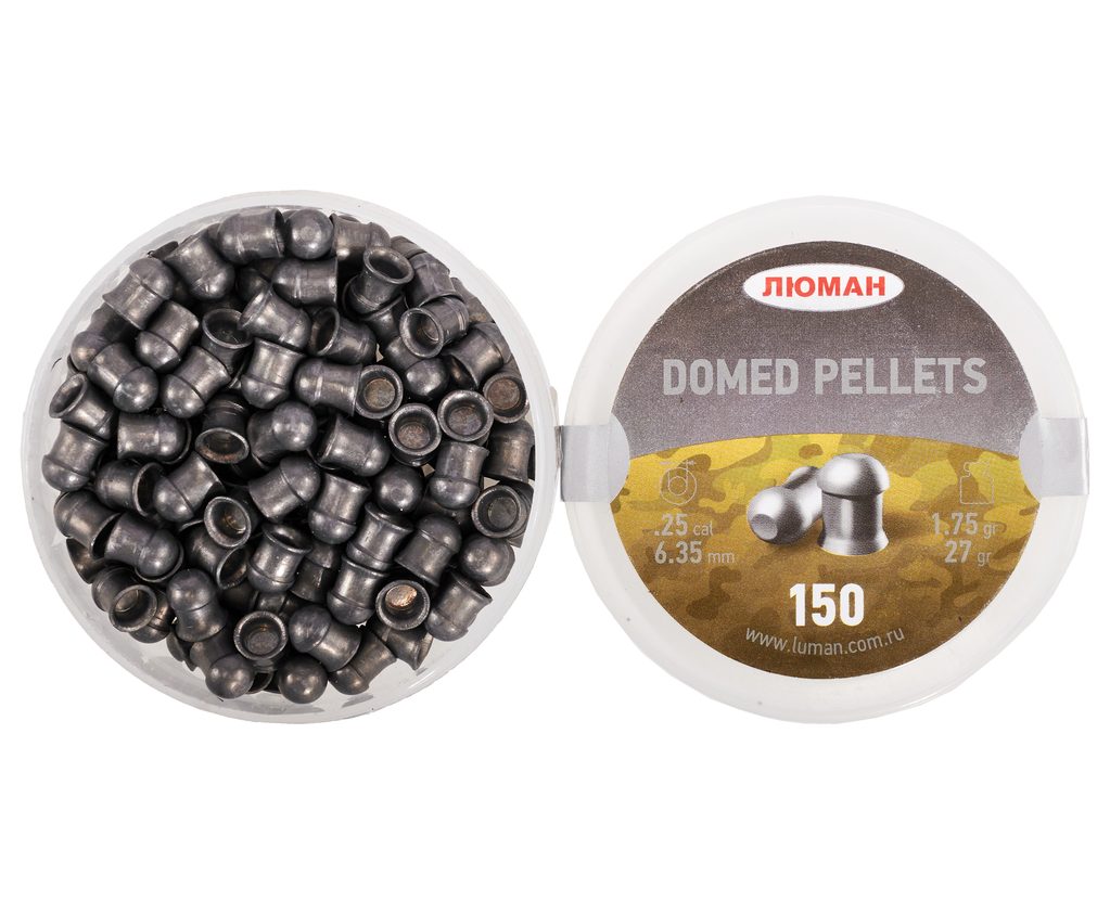 Пули пневматические Люман Domed Pellets 6.35 мм (150 шт, 1.75 г)