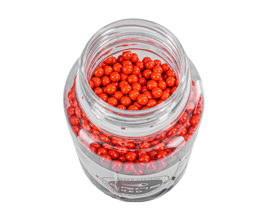Шарики Borner Color Red 4.5 мм (1500 шт, банка, красный)