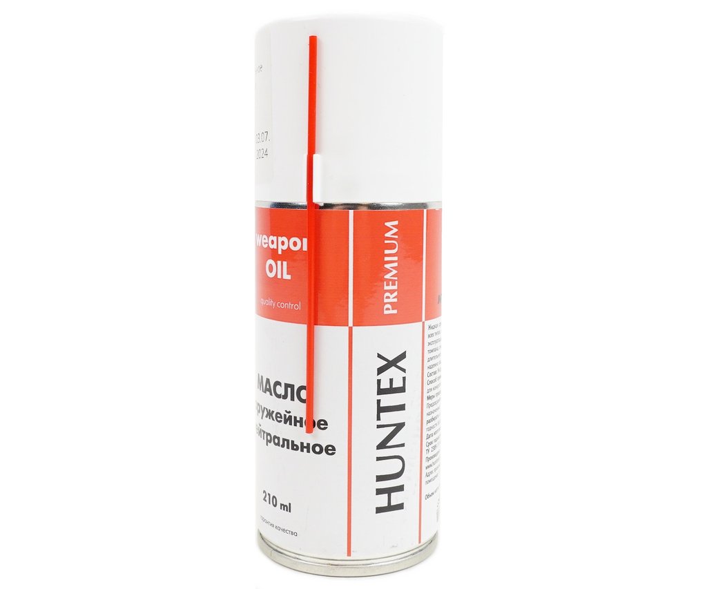 Масло оружейное нейтральное Huntex premium, 210 мл