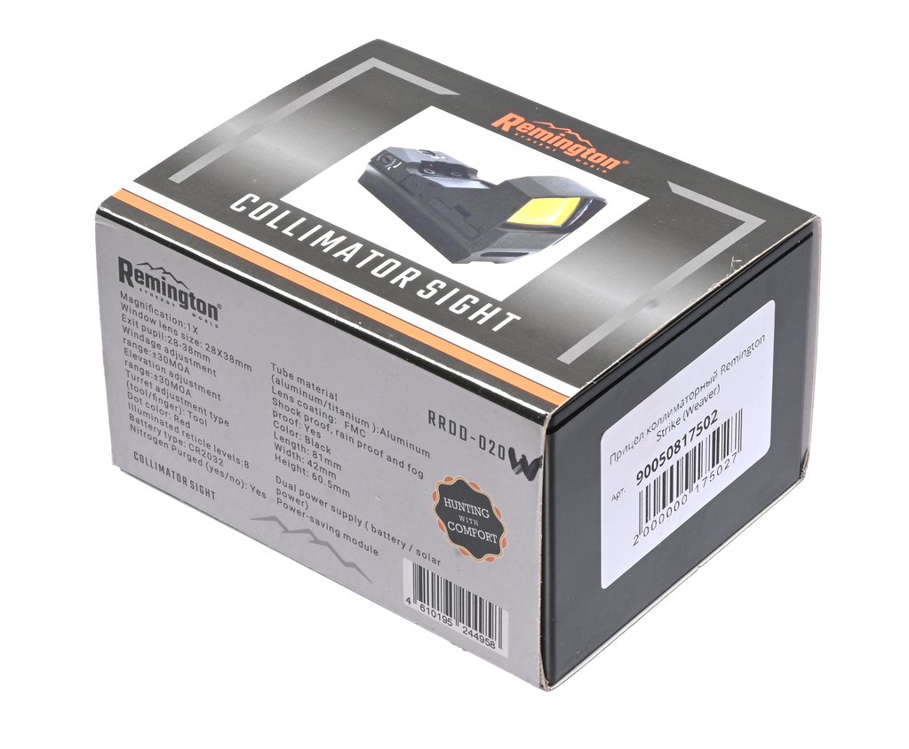 Коллиматорный прицел Remington Strike 1x28x38 (Weaver)