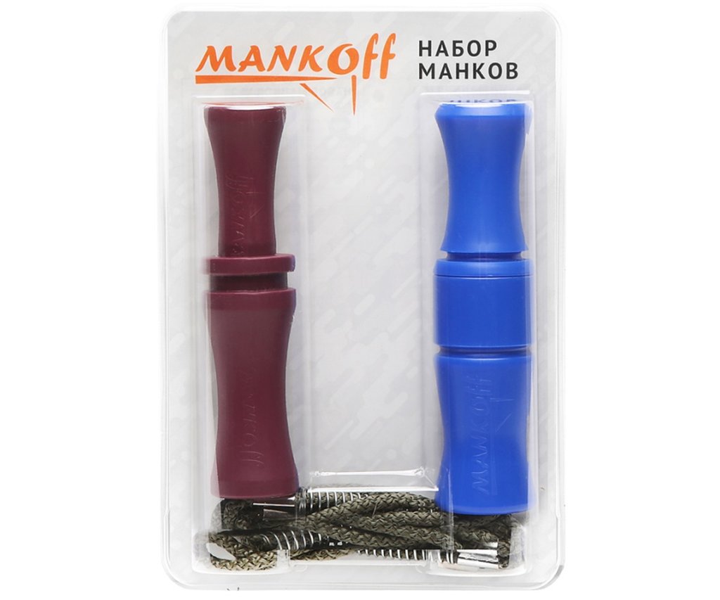 Набор Mankoff №3: Манок на гуменника Kwanza (2140) + на гуся Pioner (2130) + подвес на 2 манка