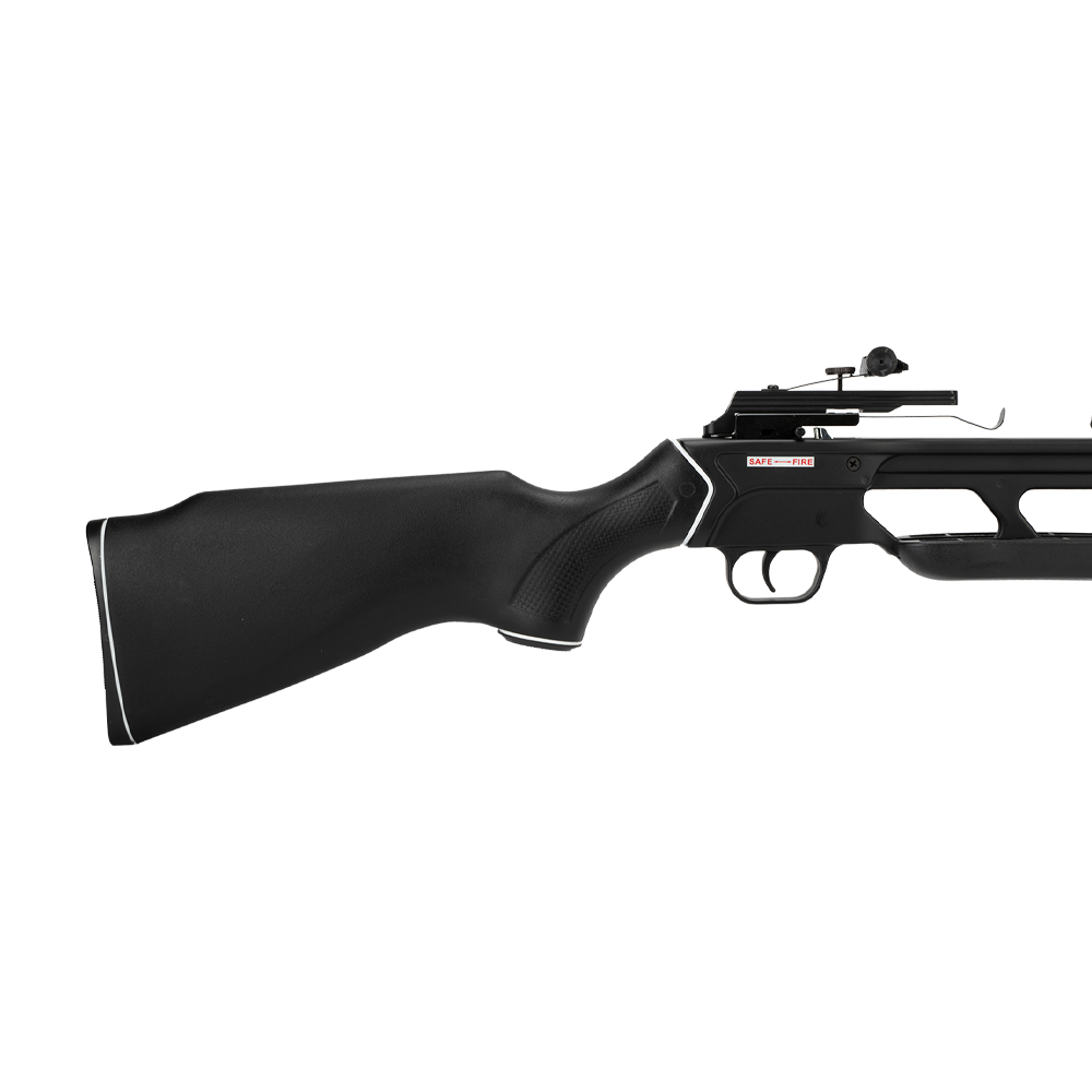 Арбалет Remington Jaeger, рекурсивный, black, плечи, тетива, стремя, крепеж, стрелы 2 шт., законцовки