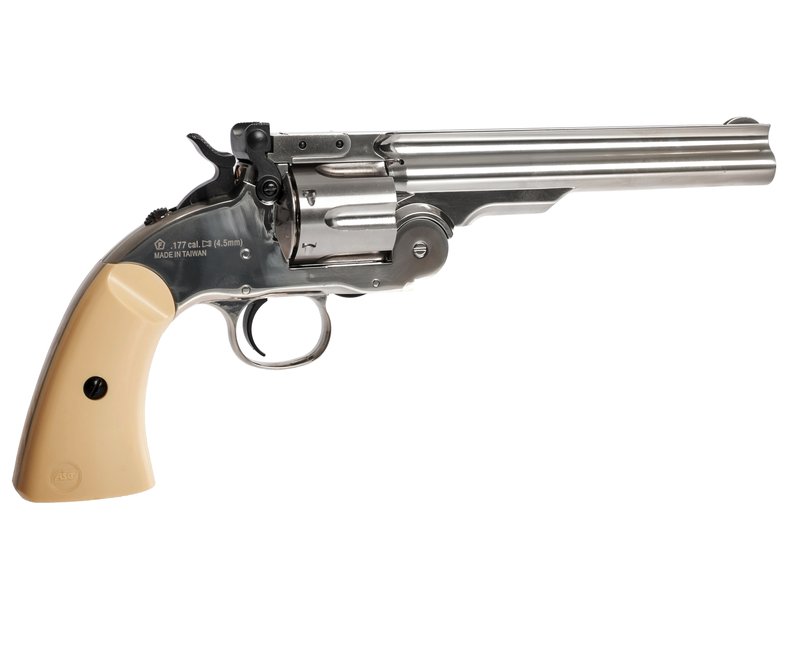 ASG Schofield 6 Silver & Ivory Grip