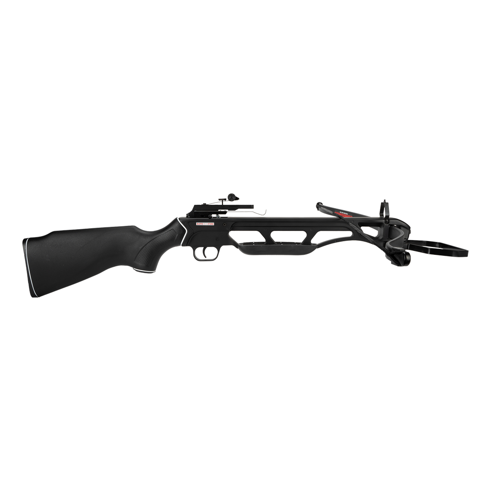 Арбалет Remington Jaeger, рекурсивный, black, плечи, тетива, стремя, крепеж, стрелы 2 шт., законцовки
